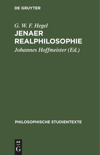 Jenaer Realphilosophie