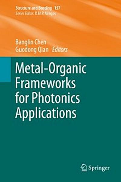 Metal-Organic Frameworks for Photonics Applications