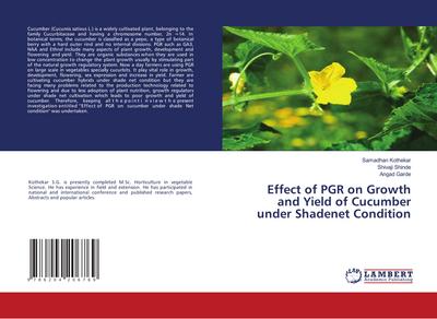 Effect of PGR on Growth and Yield of Cucumber under Shadenet Condition