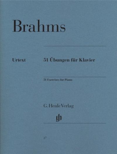 Brahms, Johannes - 51 Übungen für Klavier