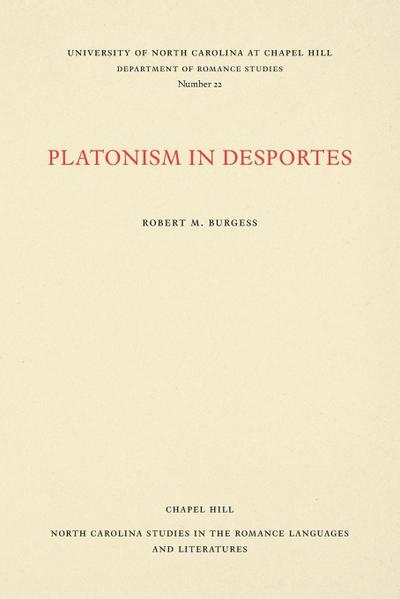 Platonism in Desportes