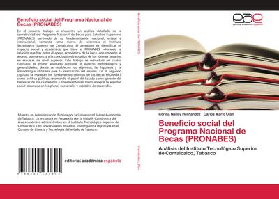 Beneficio social del Programa Nacional de Becas (PRONABES)