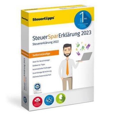 SteuerSparErklärung Selbstständige 2023