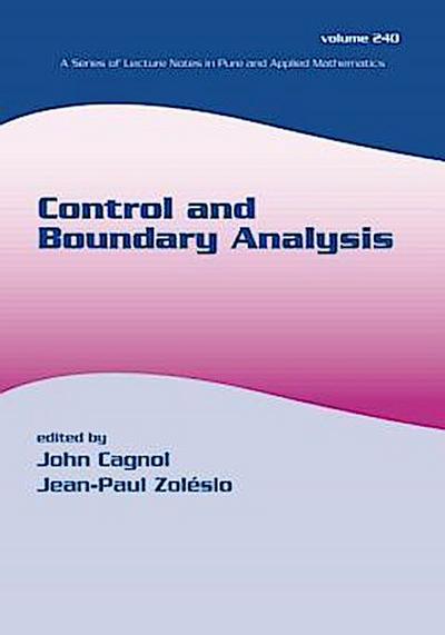 Cagnol, J: Control and Boundary Analysis