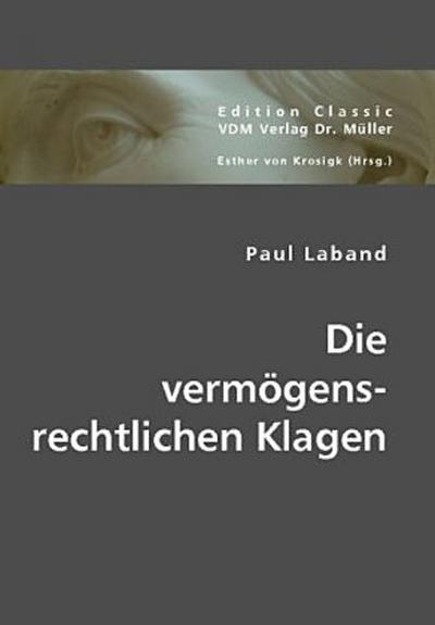 Die vermögensrechtlichen Klagen