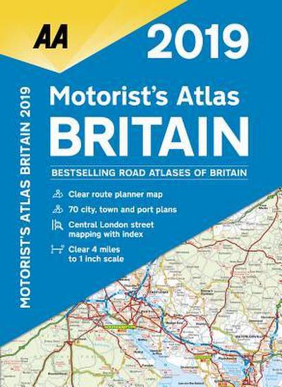 Motorist’s Atlas Britain 2019 Sp