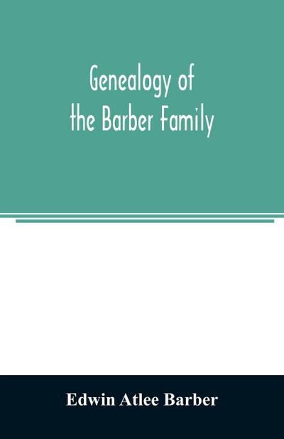 Genealogy of the Barber family