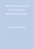 The SAGE Glossary of the Social and Behavioral Sciences