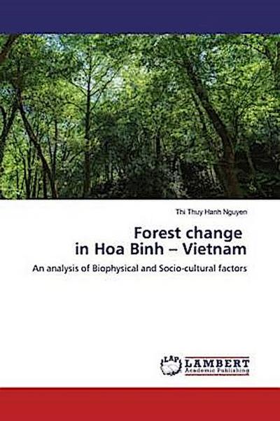 Forest change in Hoa Binh - Vietnam