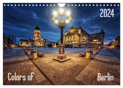 Colors of Berlin 2024 (Wandkalender 2024 DIN A4 quer), CALVENDO Monatskalender