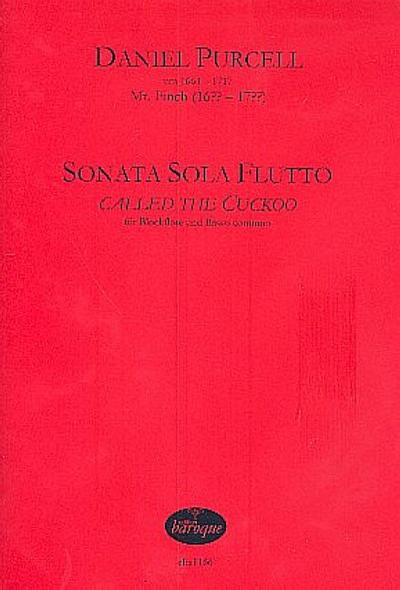 Sonata sola flutto called the Cuckoofür Sopranblockflöte und Bc