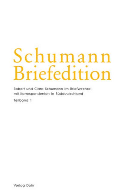 Schumann-Briefedition Schumann-Briefedition / Schumann-Briefedition II.26