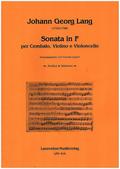 Sonata in Ffür Cembalo, Violine und Violoncello