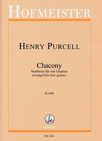 Chacony, für Gitarrenquartett