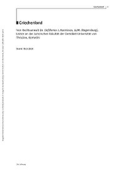 Familienrecht Griechenland