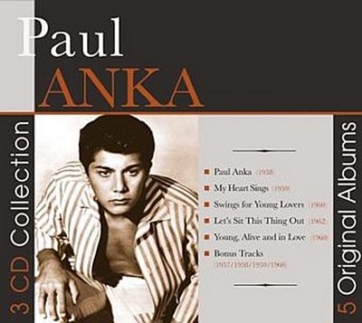 Paul Anka - 5 Original Albums, 3 Audio-CDs