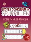 Erstes Schreiben mit Spurrillen. Erste Schreibübungen
