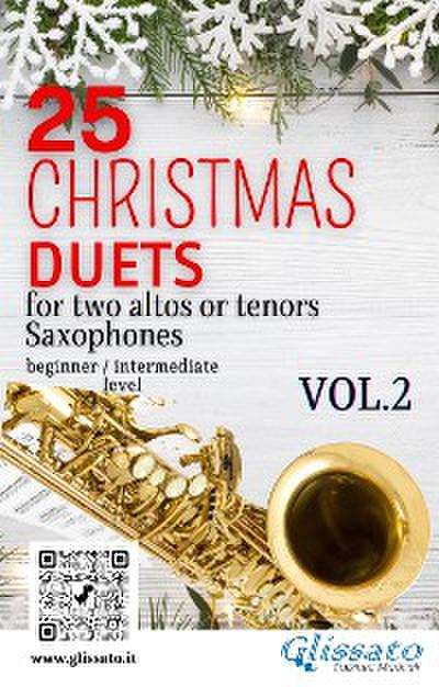 25 Christmas Duets for altos or tenors saxes - VOL.2