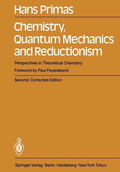 Chemistry, Quantum Mechanics and Reductionism