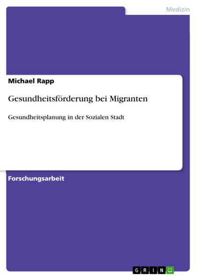 Gesundheitsförderung bei Migranten