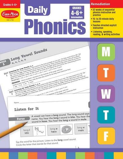 Daily Phonics, Grade 4 - 6 + Teacher Edition