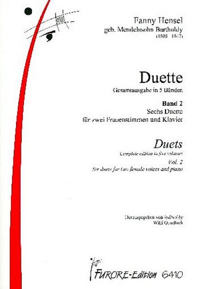 Duette Band 2für 2 Frauenstimmen und Klavier