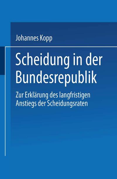 Scheidung in der Bundesrepublik
