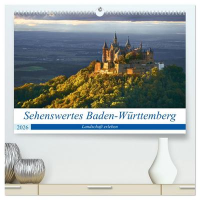Sehenswertes Baden-Württemberg (hochwertiger Premium Wandkalender 2026 DIN A2 quer), Kunstdruck in Hochglanz