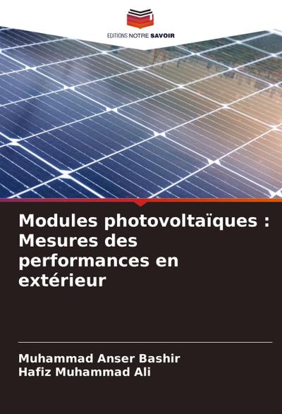 Modules photovoltaïques : Mesures des performances en extérieur