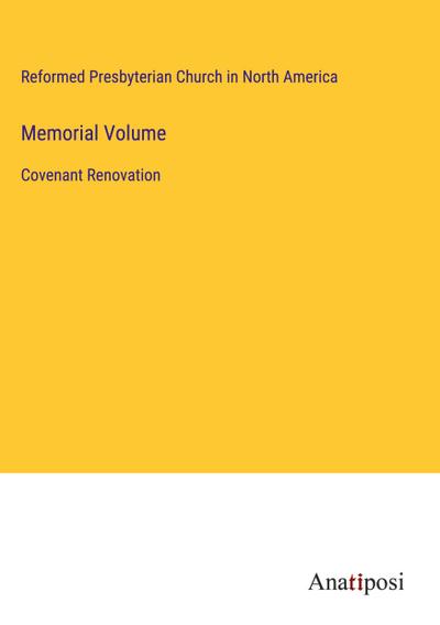 Memorial Volume