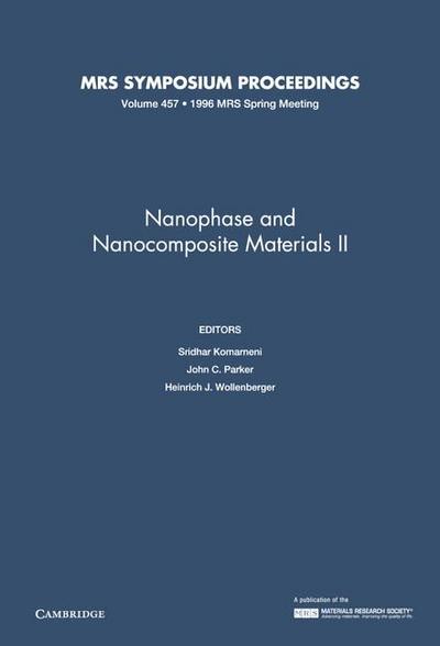 Nanophase and Nanocomposite Materials II