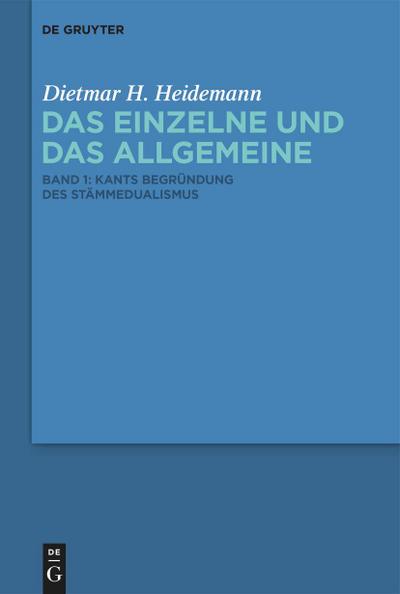 Kants Begründung des Stämmedualismus