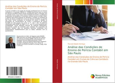Análise das Condições de Ensino de Perícia Contábil em São Paulo - Marcelo Rabelo Henrique