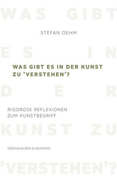 Was gibt es in der Kunst zu , verstehen?