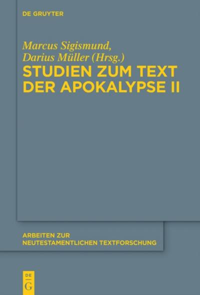 Studien zum Text der Apokalypse II