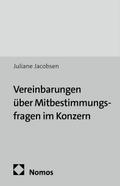 Vereinbarungen über Mitbestimmungsfragen im Konzern