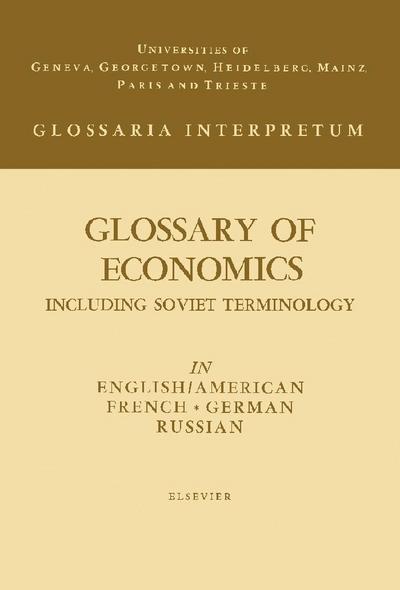 Glossary of Economics