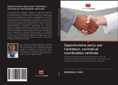 Opportunisme perçu par l’acheteur, contrats et coordination verticale
