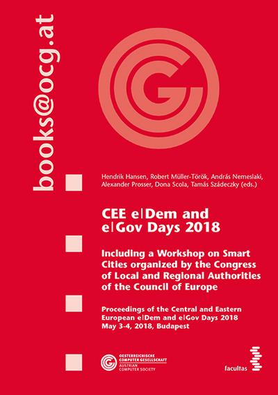 CEE e - Dem and e - Gov Days 2018