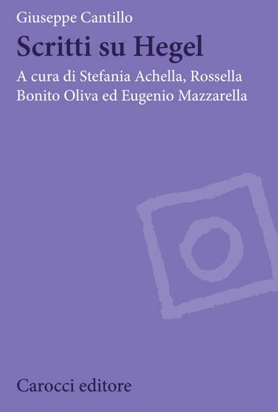 Cantillo, G: Scritti su Hegel