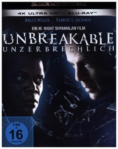 Unbreakable - Unzerbrechlich 4K, 1 UHD-Blu-ray + 1 Blu-ray