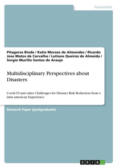 Multidisciplinary Perspectives about Disasters