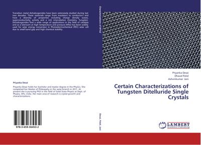 Certain Characterizations of Tungsten Ditelluride Single Crystals