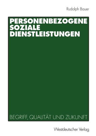 Personenbezogene Soziale Dienstleistungen