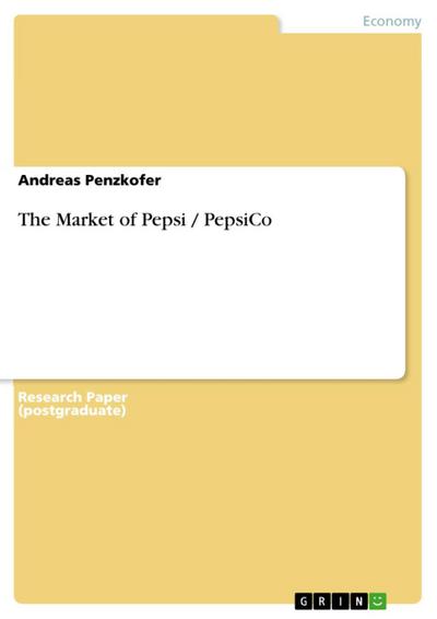 The Market of Pepsi / PepsiCo