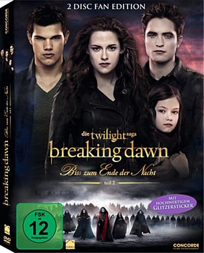 Breaking Dawn - Bis(s) zum Ende der Nacht. Tl.2, 2 DVDs