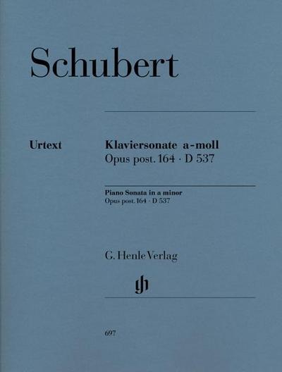 Franz Schubert - Klaviersonate a-moll op. post. 164 D 537