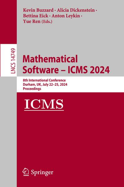 Mathematical Software - ICMS 2024