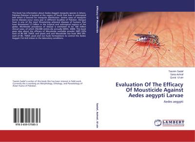 Evaluation Of The Efficacy Of Mousticide Against Aedes aegypti Larvae