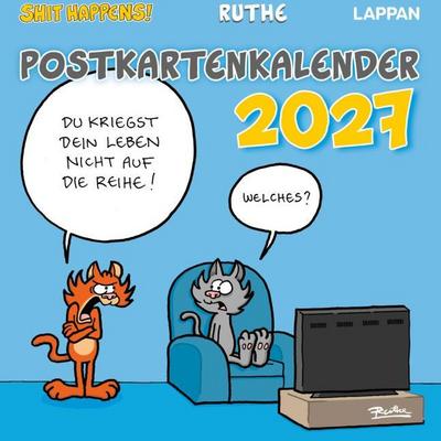 Shit happens! Postkartenkalender 2027
